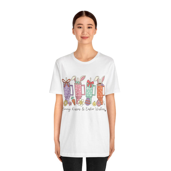 Happy Easter Plus Size Woman Jersey Short Sleeve Tee T-Shirt