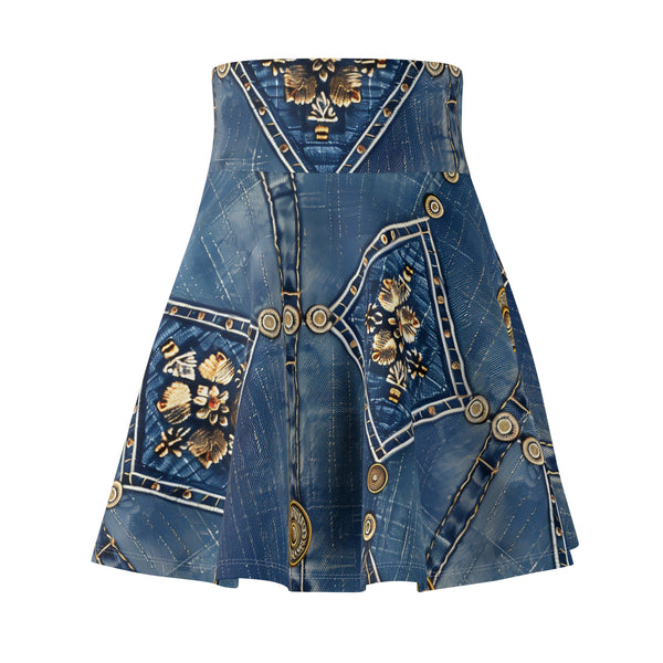Denim Women's Skater Skirt