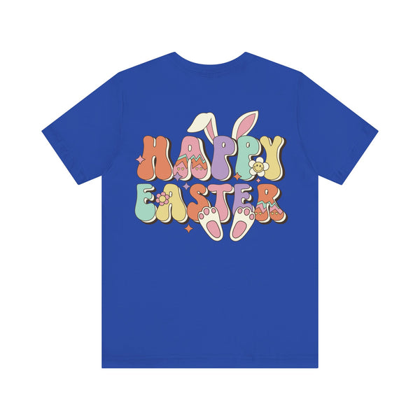 Happy Easter Plus Size Woman Jersey Short Sleeve Tee T-Shirt