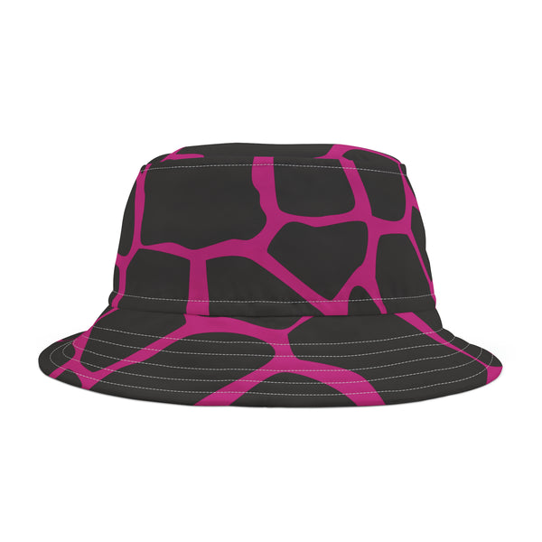 Pink Cow Print Woman's Bucket Hat