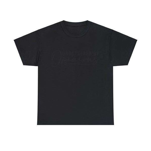"Unbothered By Opinions" Plus Size Women Heavy Cotton Tee