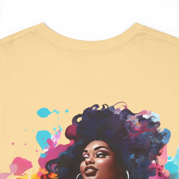 Anyone can Drive, Not handle Curves Plus Size Women Heavy Cotton Tee