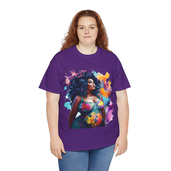 Empress Plus Size Women Heavy Cotton Tee