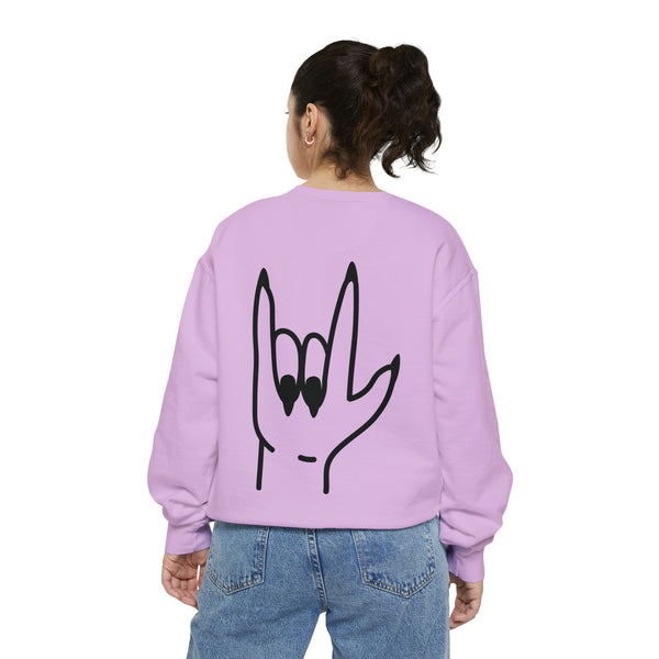 Sweet Unisex Garment-Dyed Sweatshirt