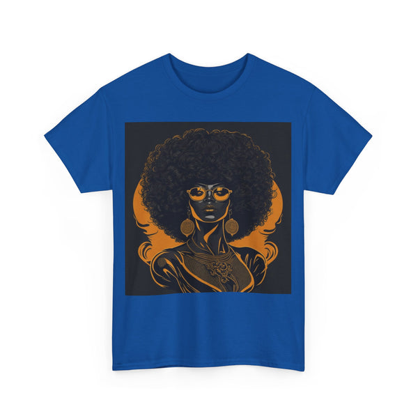 "Black Women" Woman Crewneck T-Shirt: Focus on the Good - Unisex Heavy Cotton Tee
