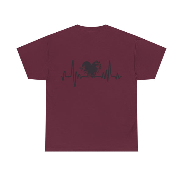 "Boobs the proof that Men Can Focus On Two Things at Once" Plus Size Women Heavy Cotton Tee