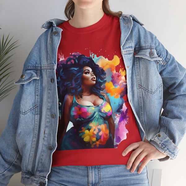 Empress Plus Size Women Heavy Cotton Tee