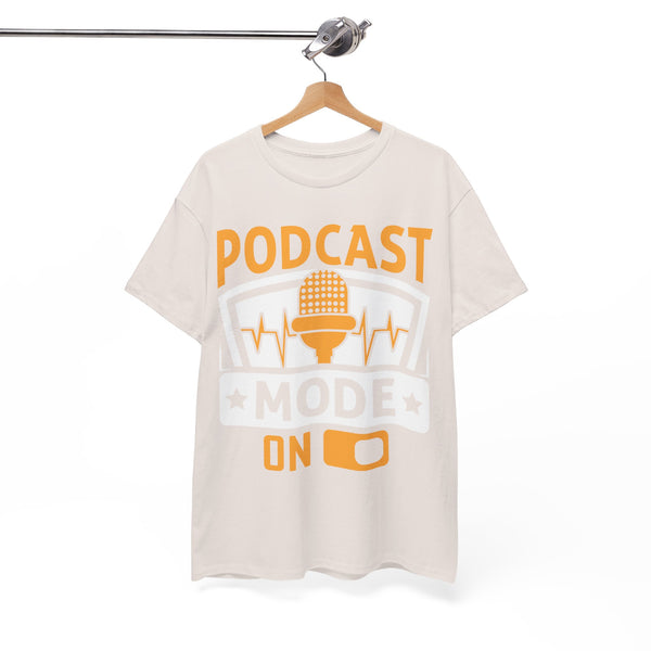 Podcast Mode On Plus Size Woman Heavy Cotton Tee