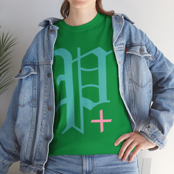 "Plus All Over" Plus Size Women Heavy Cotton Tee T-shirt