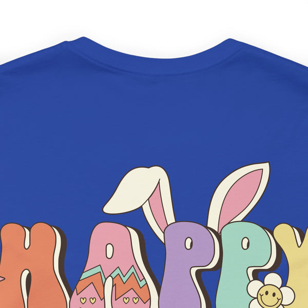 Happy Easter Plus Size Woman Jersey Short Sleeve Tee T-Shirt