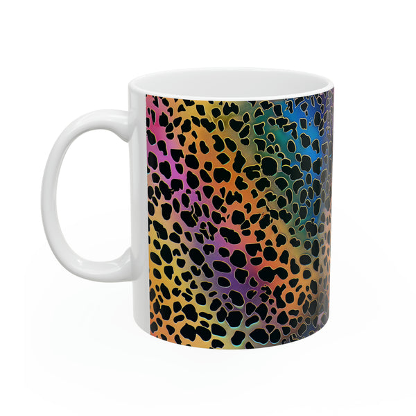 Cheeta Ceramic Mug, 11oz
