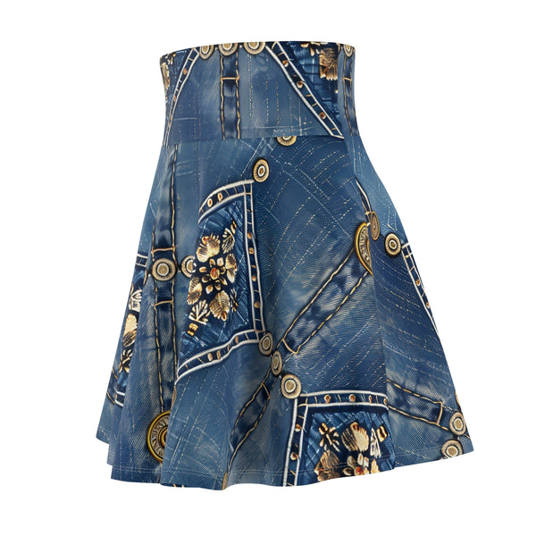 Denim Women's Skater Skirt