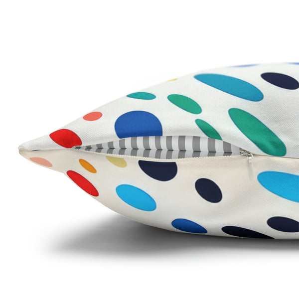 Spawn Polka Dots Spun Polyester Square Pillowcase