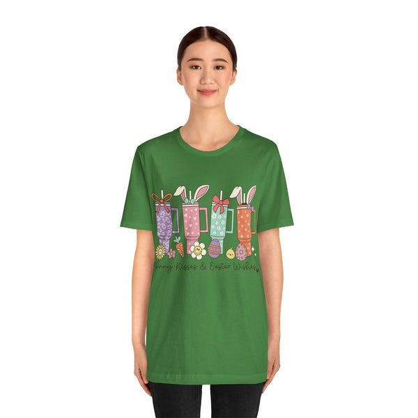 Happy Easter Plus Size Woman Jersey Short Sleeve Tee T-Shirt