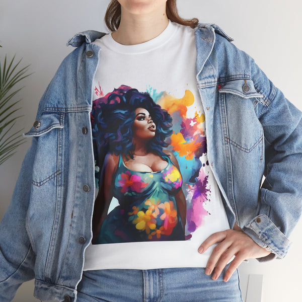 Empress Plus Size Women Heavy Cotton Tee