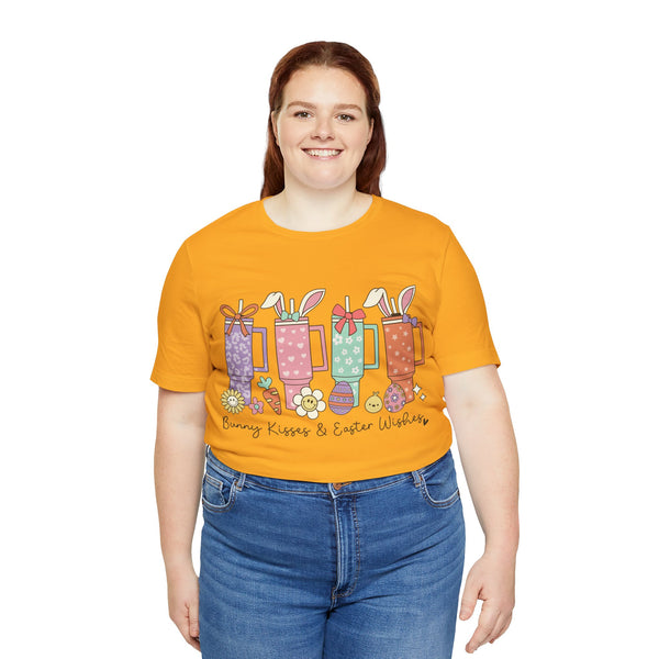 Happy Easter Plus Size Woman Jersey Short Sleeve Tee T-Shirt