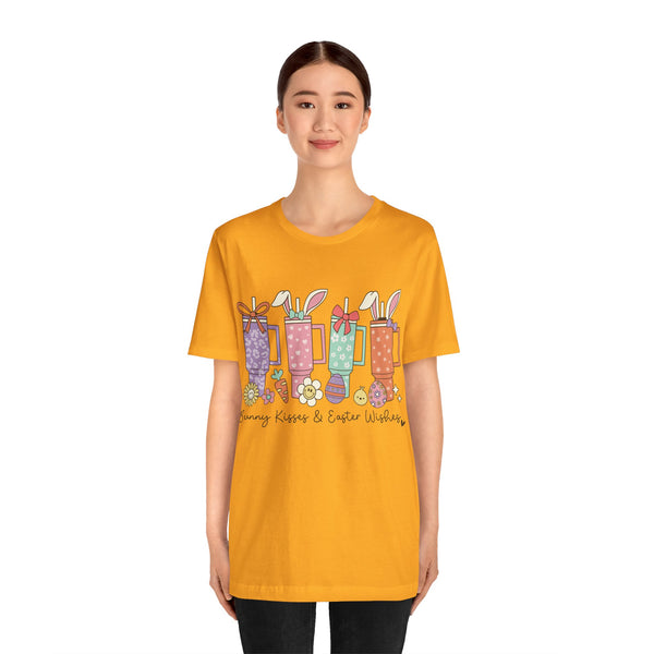 Happy Easter Plus Size Woman Jersey Short Sleeve Tee T-Shirt
