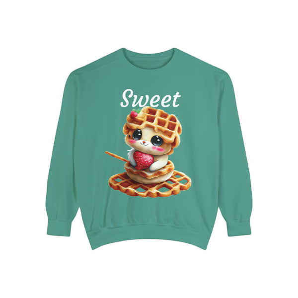 Sweet Unisex Garment-Dyed Sweatshirt