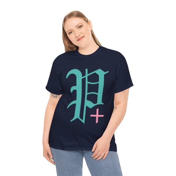 "Plus All Over" Plus Size Women Heavy Cotton Tee T-shirt