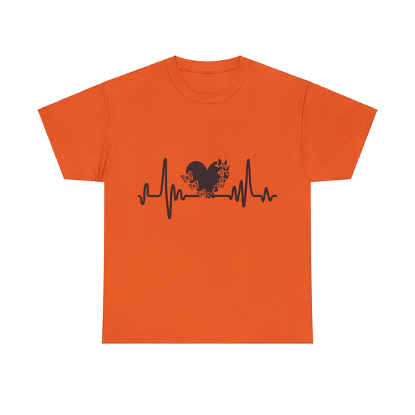 Love is Life Line Plus Size Women Heavy Cotton Tee
