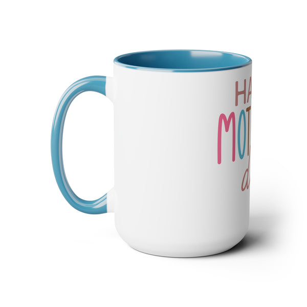 Happy Mother's Day Two-Tone Coffee Mugs Cup, 15oz