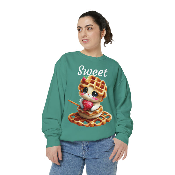 Sweet Unisex Garment-Dyed Sweatshirt