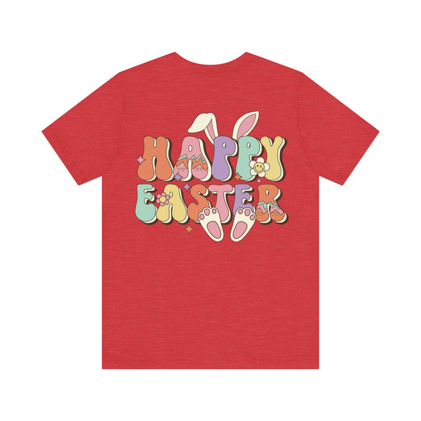 Happy Easter Plus Size Woman Jersey Short Sleeve Tee T-Shirt