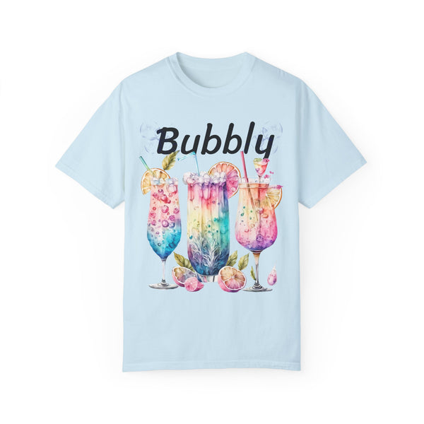 Bubbly Plus Size Woman Garment-Dyed T-shirt