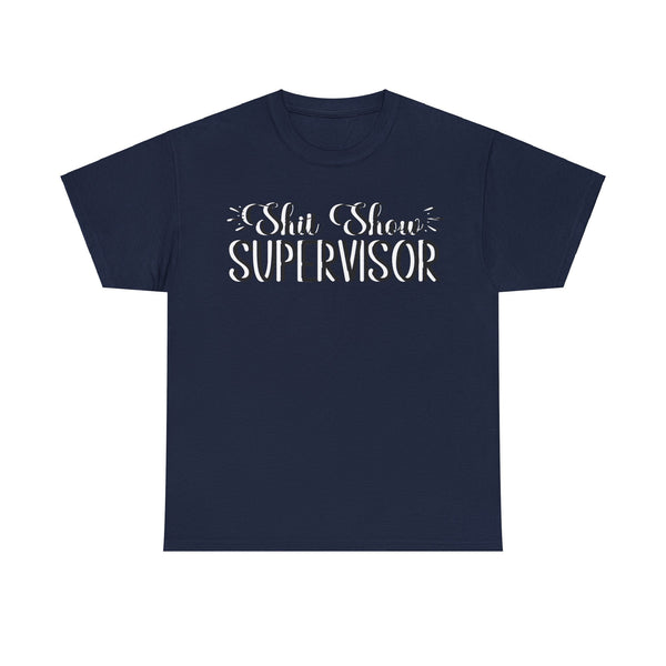 Sh*t Show Supervisor Plus Size Women Heavy Cotton Tee