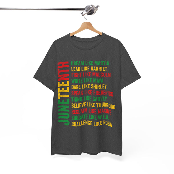 Juneteenth Plus Size Woman Heavy Cotton Tee