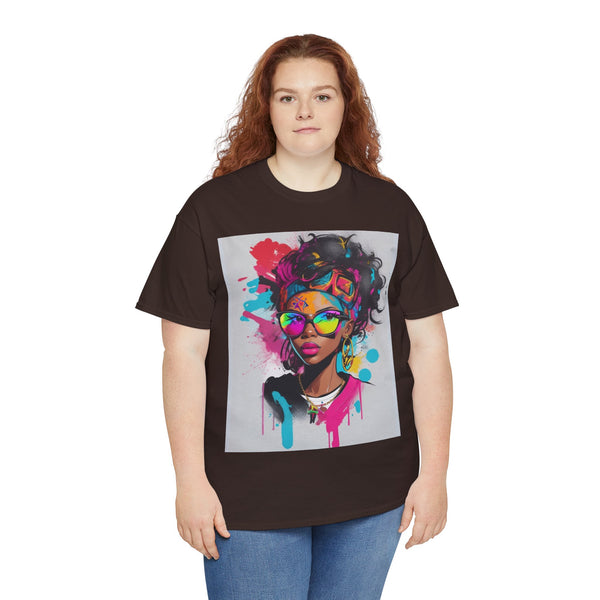 "Black Women" Woman Crewneck T-Shirt: Focus on the Good - Unisex Heavy Cotton Tee