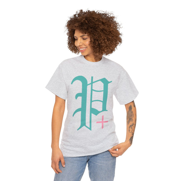 "Plus All Over" Plus Size Women Heavy Cotton Tee T-shirt