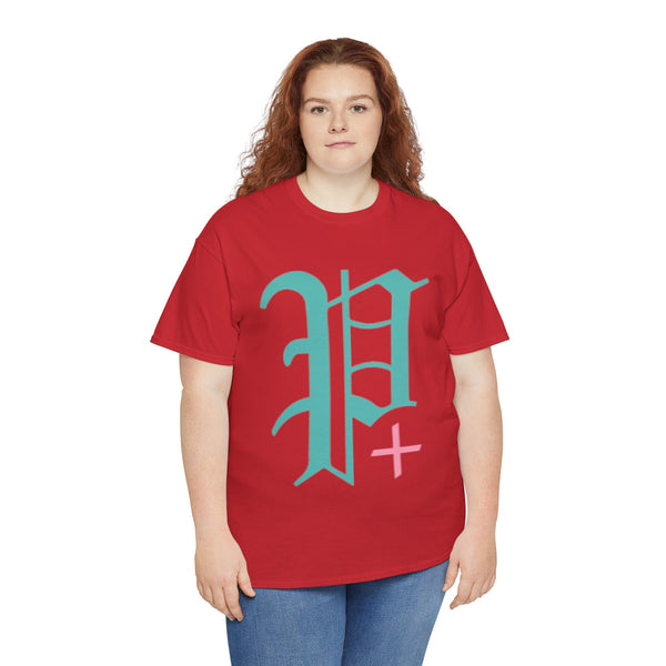 "Plus All Over" Plus Size Women Heavy Cotton Tee T-shirt