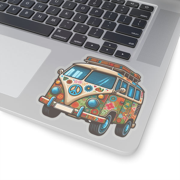 Hippie Van Kiss-Cut Stickers
