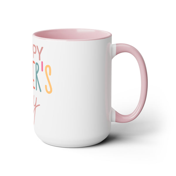 Happy Mother's Day Two-Tone Coffee Mugs Cup, 15oz