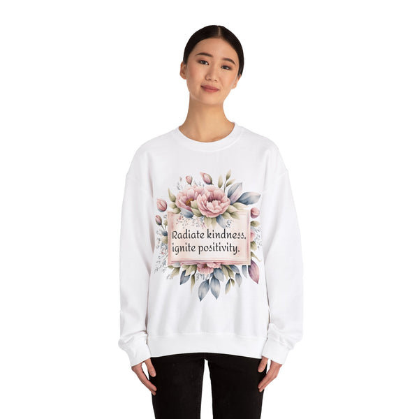 Radiate kindness, ignite positivity! Unisex Heavy Blend™ Crewneck Sweatshirt