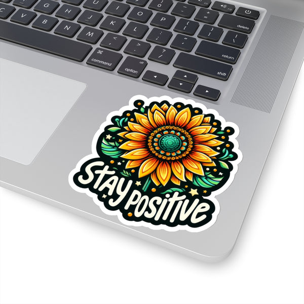 Stay Positive Kiss-Cut Stickers
