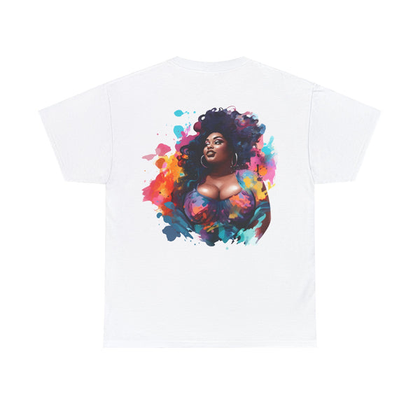 Anyone can Drive, Not handle Curves Plus Size Women Heavy Cotton Tee