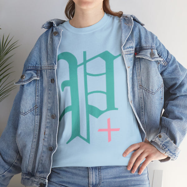 "Plus All Over" Plus Size Women Heavy Cotton Tee T-shirt
