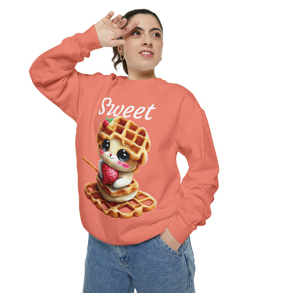 Sweet Unisex Garment-Dyed Sweatshirt