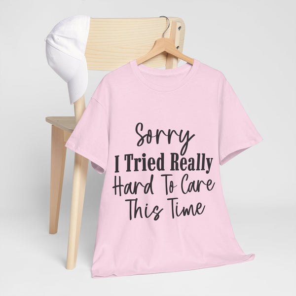 "Funny Saying" Plus Size Women Heavy Cotton Tee T-Shirt