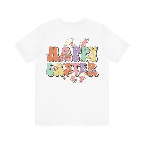 Happy Easter Plus Size Woman Jersey Short Sleeve Tee T-Shirt
