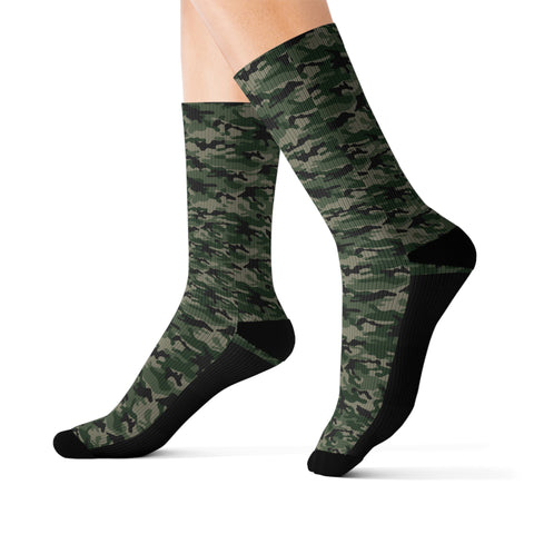Camo Sublimation Woman Socks