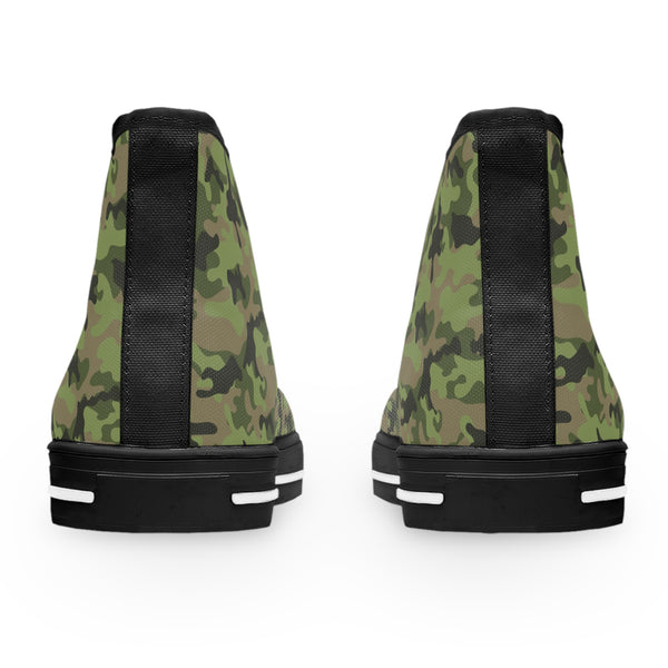 Camo Women's High Top Sneakers