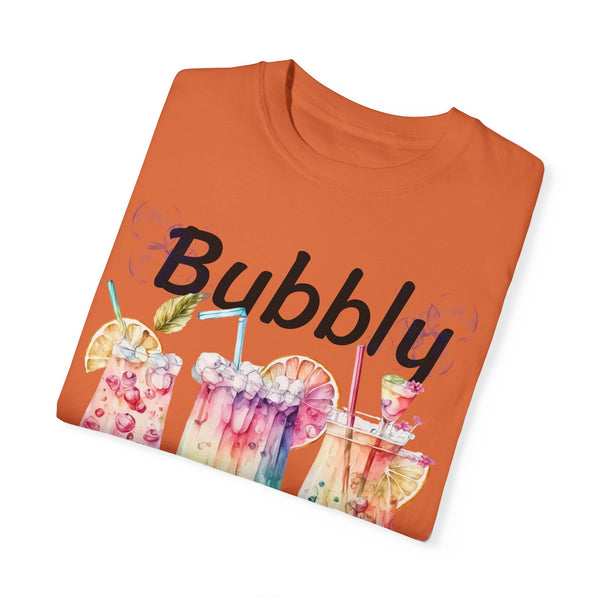 Bubbly Plus Size Woman Garment-Dyed T-shirt