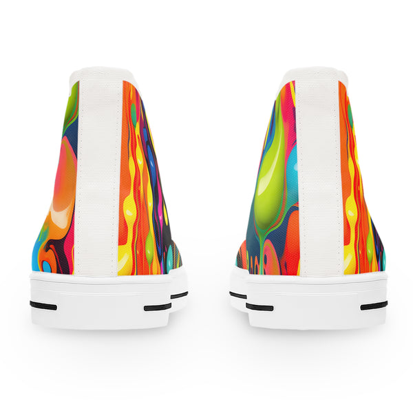 Graffiti Women's High Top Sneakers