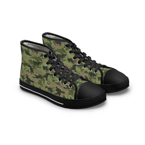 Camo Women's High Top Sneakers