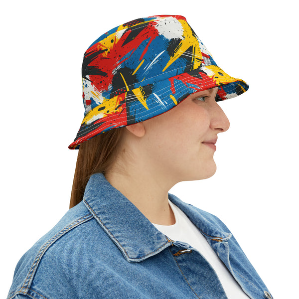 Cartoon Autism Awareness Woman's Bucket Hat