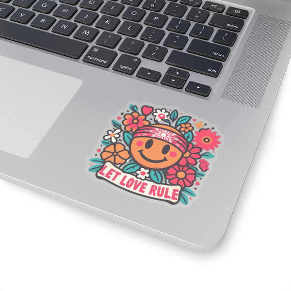 Let Love Rule Kiss-Cut Stickers
