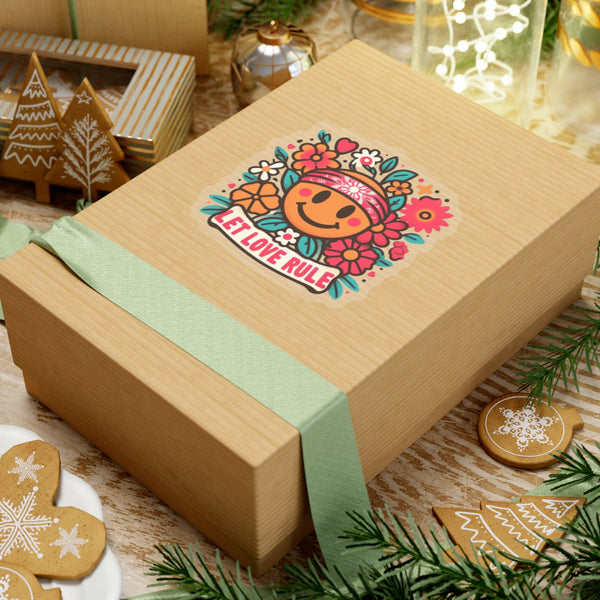 Let Love Rule Kiss-Cut Stickers